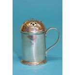 A small silver Britannia standard pepper pot, Lond