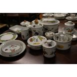 A selection of assorted Royal Worcester, Evesham a