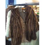 Fur coat and a sheepskin coat