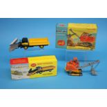 A boxed Corgi Major 1128 'Priestman Luffing shovel' and a boxed Dinky 958 'Snow Plough'