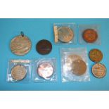 A collection of tokens and medallions of local Nor