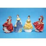 Four Royal Doulton ladies