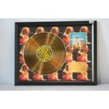 Elton John Limited Edition gold framed disc