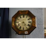 Wall clock, the dial signed Gregor Hepting, Edinbu