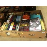 Two boxes of books