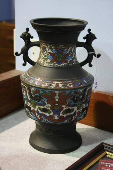 A Cloisonne vase