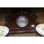 Mahogany mantle clock