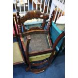 Pair of mahogany chairs