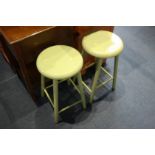 Sewing box and a pair of stools