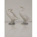 2 Lladro geese
