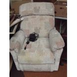 Electrical reclining chair, with wires, working