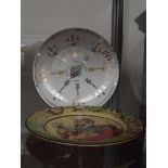 Royal Doulton series ware plate and a silver Jubil