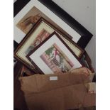 Box of pictures and prints
