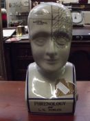 Phrenology bust