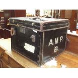 Travelling trunk made by Arthur Barber