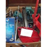 Box of tools to include a telephone