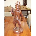 Oriental carved figure