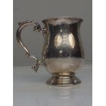 Sterling silver tankard 364 grams, Birmingham. Ins