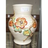 Clarice Cliff vase, My Garden pattern