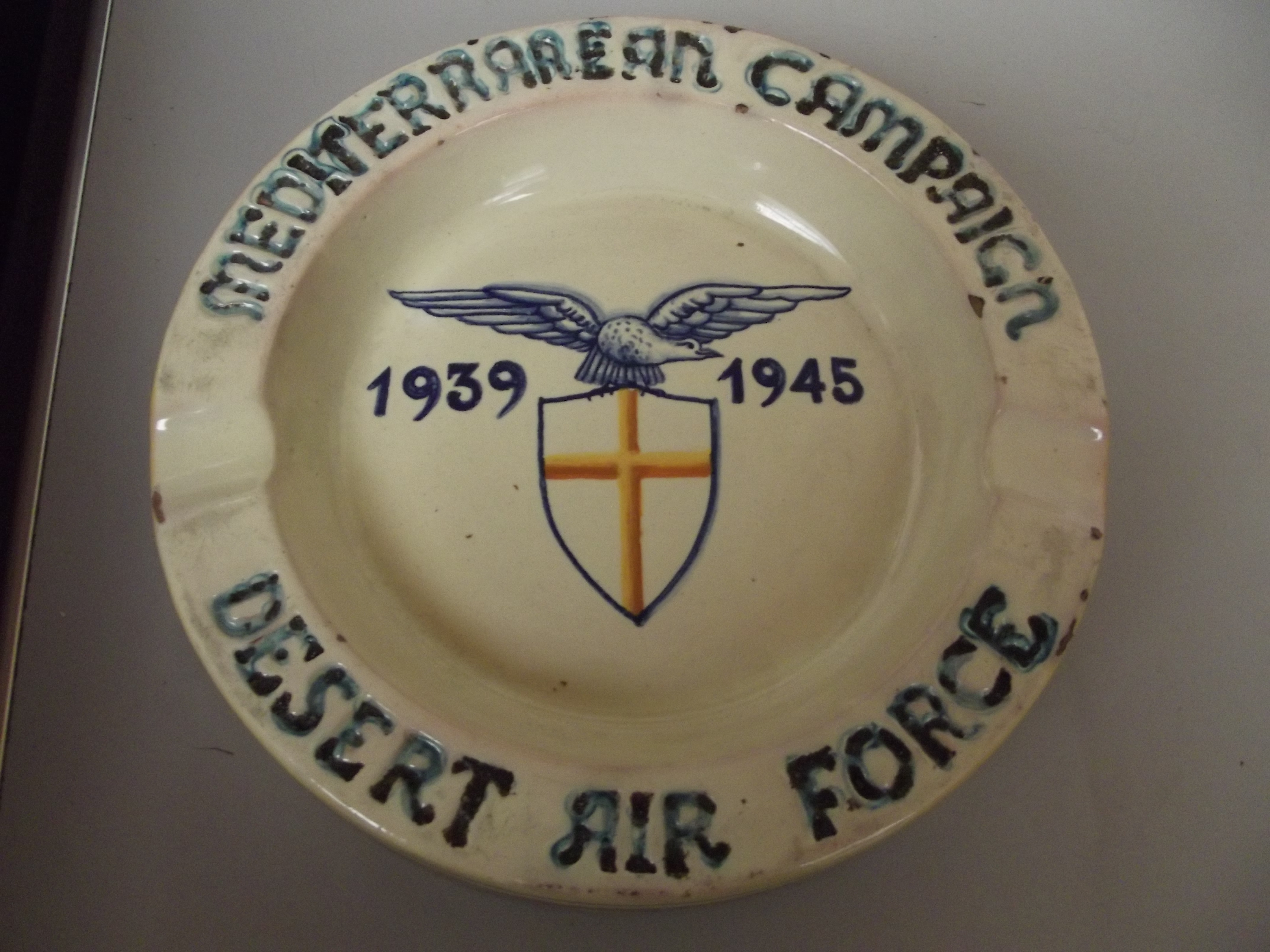 Mediterranean Campaign Deruta ashtray