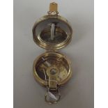 Brass prismatic compass