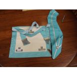 Masonic sash and apron