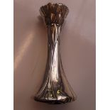 Silver art nouveau vase, Sheffield