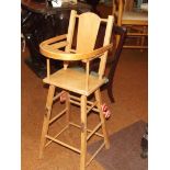 Metamorphic child's high chair