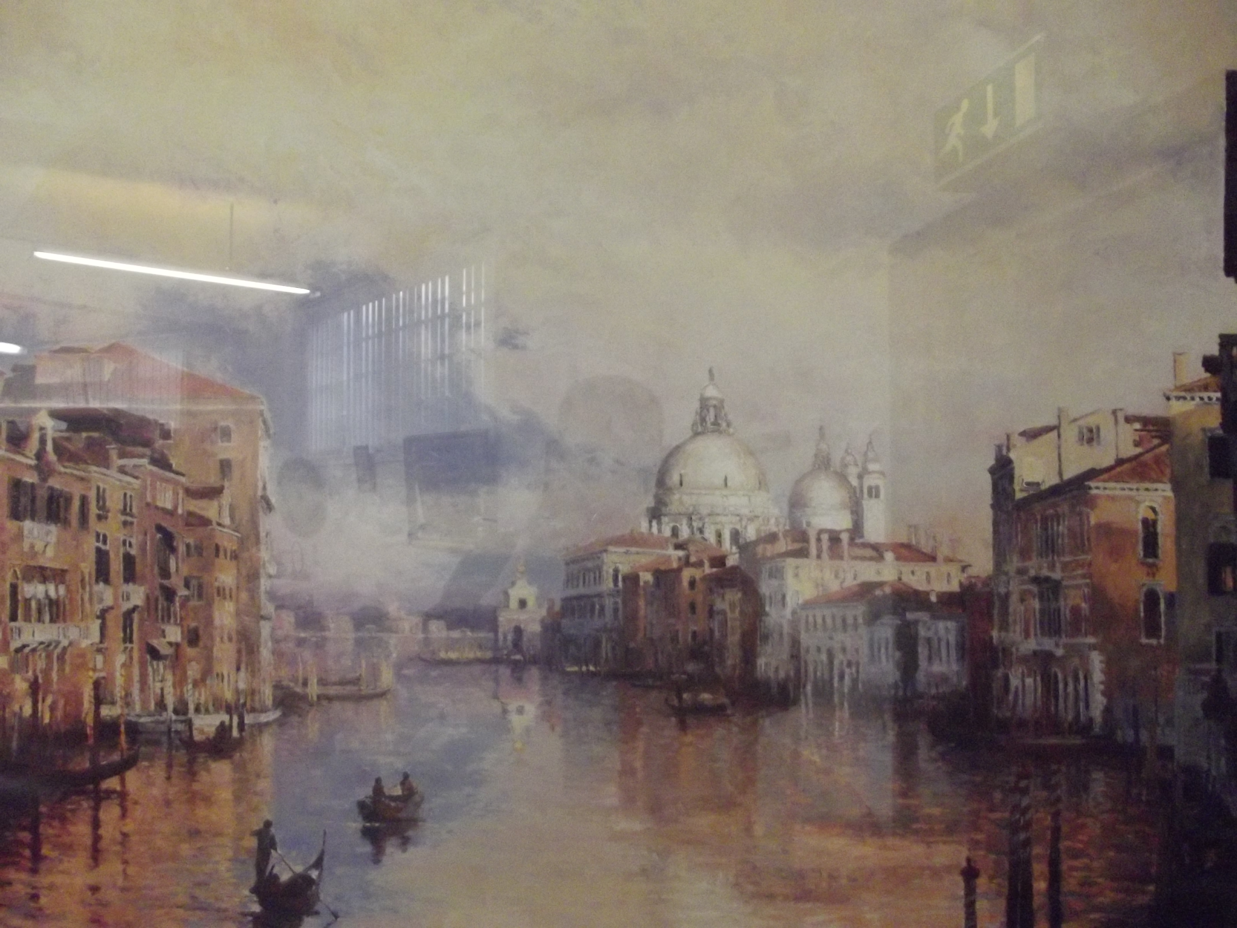 Large framed print, Venetian scene