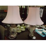 Pair of Mason's table lamps