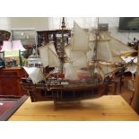 Large scratch built model, HMS Bounty