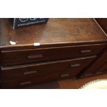 Set of three drawers