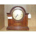 Edwardian inlaid clock