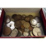 Box of British coins