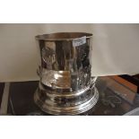 Silver plated plate warmer retailed by Harrods Lon