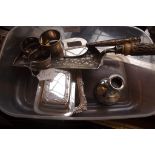 Collection of silver and plated ware