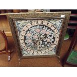 Fire screen inset with William Morris style 'Orang
