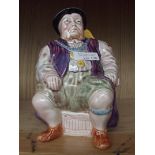 Ceramic musical Henry VIII Toby jug