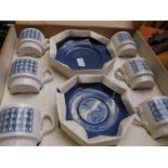 Boxed 18 piece coffee set