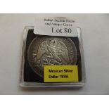Mexican silver dollar 1898