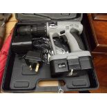 Cased cordless drill
