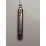 Rare Sterling silver pencil holder
