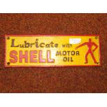 Cast iron Shell Lubricants sign