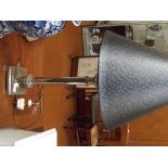 Plated table lamp, column form