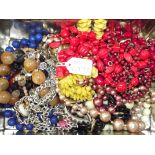 Assorted costume jewellery