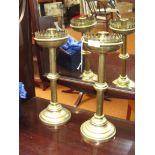 Pair of brass Church candlesticks