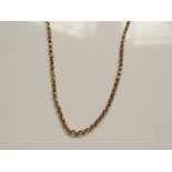 9 ct gold chain, 4.9 grams