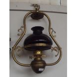 Hanging oil lamp