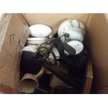 Large mixed box of ceramics and others