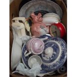 Mixed box of ceramics to include Radford
